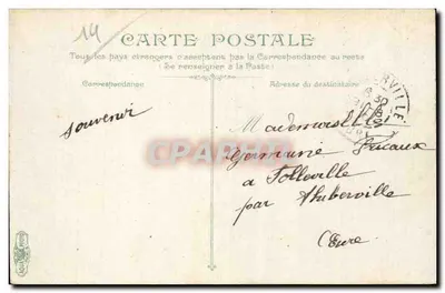 Trouville — Vista generale scattata dal ponte della Touques — Editore sconosciuto, n° 13 — Verso