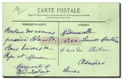 Trouville — A Ponte da Promenade — LL. n°59 — Verso