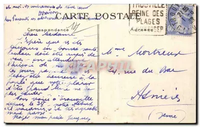 TROUVILLE - Królowa plaż - Les Planches — wydawca anonimowy, nr 2553 — Rewers