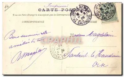 Trouville — O Calvário — 6379 — Verso