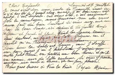 Trouville-Reine das Praias — O Porto e o Cassino — editor AHA n°943 — Verso