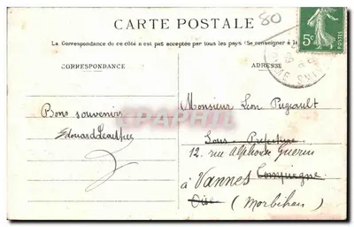 MERS-lès-BAINS (Somma) — Na kamieniach — Przypływ — Ref. 7 — Wydawca: kolekcja Maurice de Maison Béco — Rewers