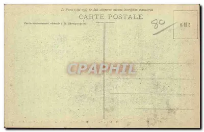 Ault - Plaża i kasyno (widok z morza) — M. Lévèque, Fot. Wyd., 26, Grande-Rue, Ault-Onival - Filia w Escarbotin (Somme) — Rewers