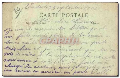 Villers-Bretonneux — Właściciel E.-D. — L. Caron, fotograf i wydawca, Amiens — Rewers