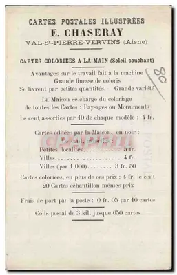 Ham (Somme) - Torre do Castelo onde foi preso Napoleão III - Espessura das paredes 11 metros — Verso