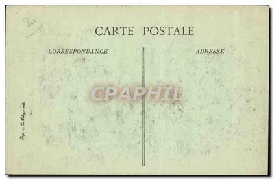 Moinho de Fargny na curva do rio Somme — Guerra 1914-16 — Visé, Paris N° 1490 — Verso