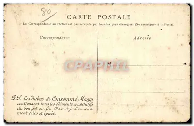 Fosy starego zamku w Peronne — Somme — Maggi, n°40 — Rewers