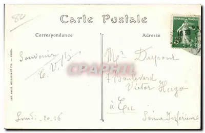 Abbeville — O Museu de Abbeville e de Ponthieu — ND. Fot. — Verso