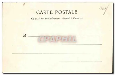 Montdidier — Hotel de Ville — Librairie L. Valles, N° 1001 — Verso