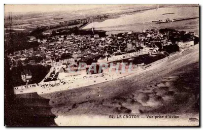 Le Crotoy — Vista tirada de Avião — editor Autotypeage, n° 64