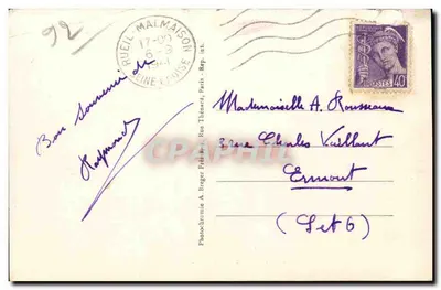 Szkoła św. Nikodema w Buzenval — Zamek i Dziedziniec — autorstwa Rueill (S.-et-O.) — Rewers