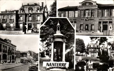 Nanterre — Colagem de edifícios e monumentos — Editor: ABBEY-CARTES