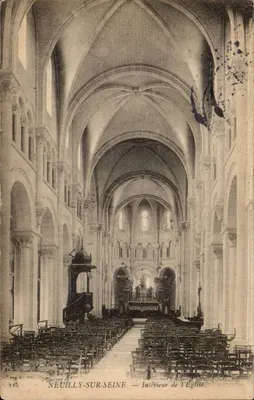 Neuilly-sur-Seine — Interior da Igreja — Collections ND Imp.