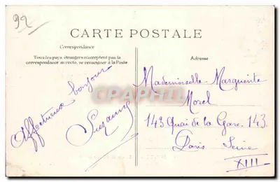 Meudon — Entrata all'Osservatorio — Edizione Guillerme — Verso