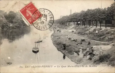 Levallois-Perret — O Quai Michelet e a Ilha da Jatte