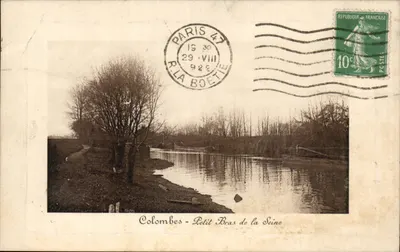Colombes - Petit Bras da Seine — vista fluvial — editor não identificado