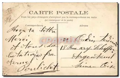 Levallois — O Hotel de Ville — D.W.D. n°1 — Verso