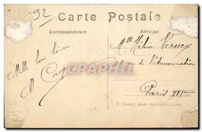 Floresta de Meudon (Artística) — O Lago de Trivaux — F. Fleury, fot.-imp.-édit., Paris — Verso