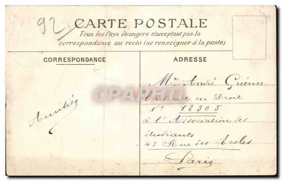 Ogród Trocadéro — Stary Kioszek Imperatora — Saint-Cloud — Rewers