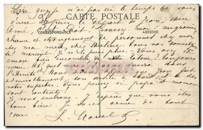 Sèvres - Caminho das Fontes - Entrada dos Bosques — Edição A. D., Sèvres, n°1 — Verso