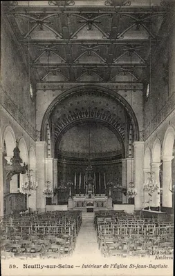 Neuilly-sur-Seine — Interior da Igreja de São João Batista — L'Abeille, n°59