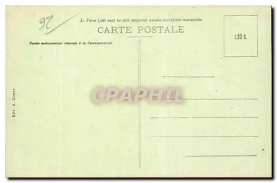 SÈVRES - Entrada do Bois, estrada de Gallardon — Editor A. Gimet, n° 80 — Verso