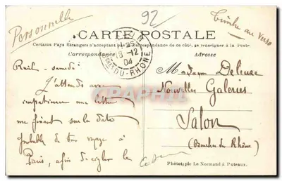 Rueil - Caserne du 16e d'Artillerie - Les Batteries — Édition Capelle Rueil — Verso