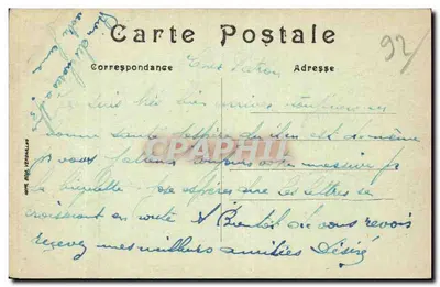 Courbevoie — A Estação — P.F. — Verso