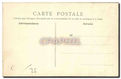 Dierenbegraafplaats — Asnières — B. F., Parijs — Achterkant