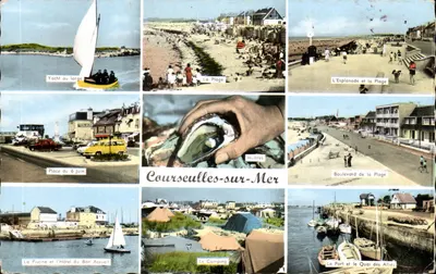Courseulles-sur-Mer — vista panorâmica — Edições Gaby, Nantes
