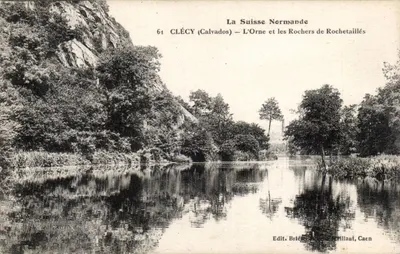 Clécy (Calvados) — A Orne e os Rochos de Rochetaillées — Edit. Briéche & Fillaut, Caen