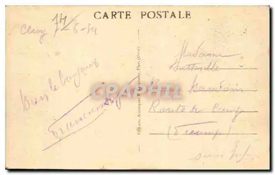 Clécy — panorama na dolinę Orne blisko Faverie — P. Levassœur — Rewers