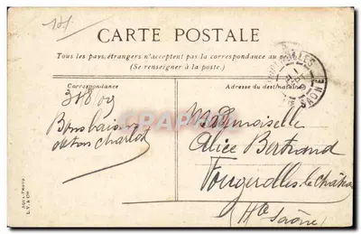 Caen. L'Abreuvoir et la Poissonnerie — L.V.C. editore — Verso