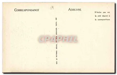 Caen — O Palácio de Justiça — ND — Verso