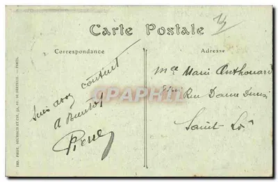 CAEN — A Praça da República — Jhot. — Verso