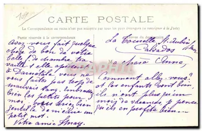 Caen — Kościół — L.D. Wydawca — Rewers