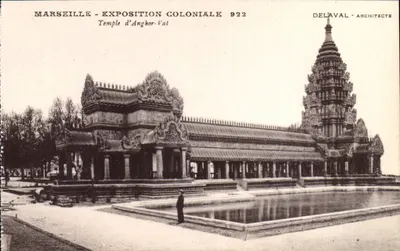 Marseille - Exposition Coloniale 1922 - Temple d'Angkor-Vat