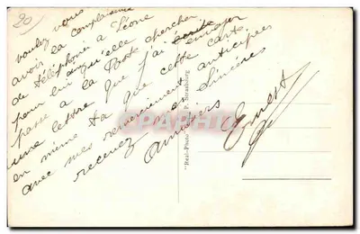Ajaccio — General View — Publisher A.P. No. 40 — Back