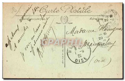 Ajaccio — Place Napoléon — LL. n°21 — Rückseite