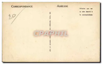 Ajaccio — Panorama miasta i dna zatoki — LL — Rewers