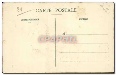 Dijon - Relógio de Notre-Dame — Jacquemart, L. V., editor — Verso
