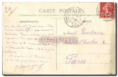 Dijon - Hotel di Città (ex Palazzo dei Duchi di Borgogna) — L. V., editore — Verso