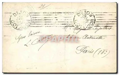 Dijon — Giełda Handlowa i Katedra Świętego Michała — R. Déposé — Rewers