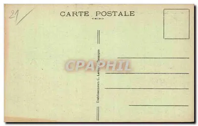 Dijon — Place Darcy — widok placu z centralnym monumentem i arką triumfalną — C.L-B, n° 3503 — Rewers