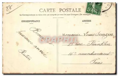 Remiremont (Vosges) — Casernes des 5. Chasseurs — Aufnahme von St-Romary — Imp. Ad Weick, Saint-Dié, N° 4123 — Rückseite