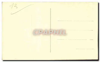 Marseille — Widok ulicy Saint-Louis i Canebière — Wydawca nieznany, nr serii 13 — Rewers