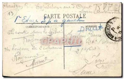 Marseille — Vue générale prise de Notre-Dame de la Garde — Arile Carcet-Mana — Verso