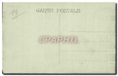 MARSEILLE - Rue Cannebière — animowany widok z tramwajem nr 780 i sklepami — nieznany wydawca — Rewers