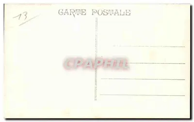Marseille - Le Prado — widok ulicy z drzewami z tramwajem numer 78 — wydawca nieznany — Rewers