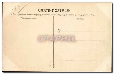 Marseille — Exposição Colonial 1906 — Pavilhão das Colônias Diversas — Magasin Général, Marseille — Verso